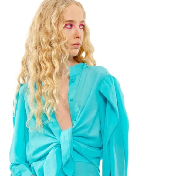 CHAOUICHE Pajama Statement Shirt: NEW - Picture 1 of 9